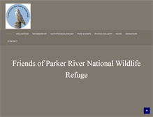 Tablet Screenshot of parkerriver.org